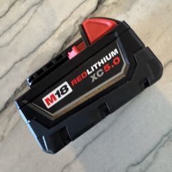 milwaukee 5.0 battery