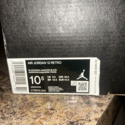 Jordan 12 Size 10.5 