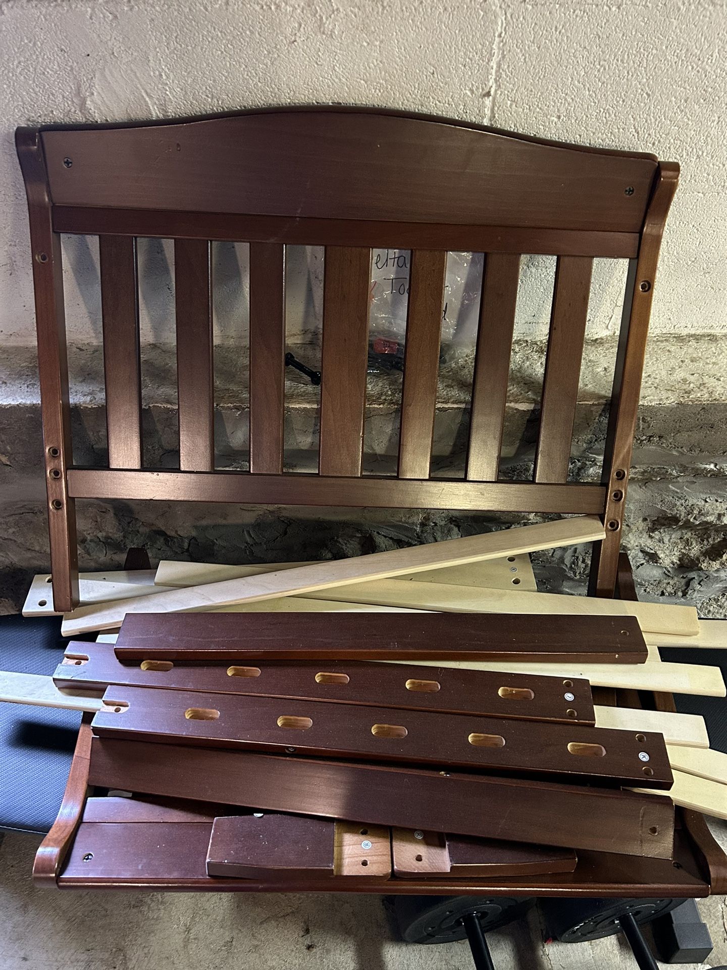 Dark Brown Toddler Bed