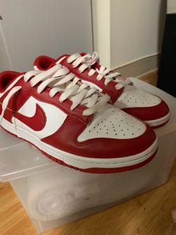 Red/White Nike Dunk Lows