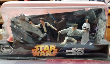 STAR WARS - A NEW HOPE FIGURINE PLAYSET by The Disney Store