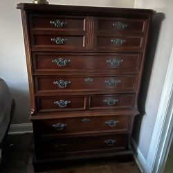 Bassett Chest/ Dresser  And Bed frame Solid Wood