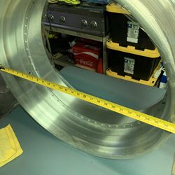 26x10 2PC or 3PC Wheel Hoop Barrel Brushed
