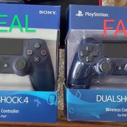 REAL VS FAKE PS4 PLAYSTATION 4 CONTROLLER