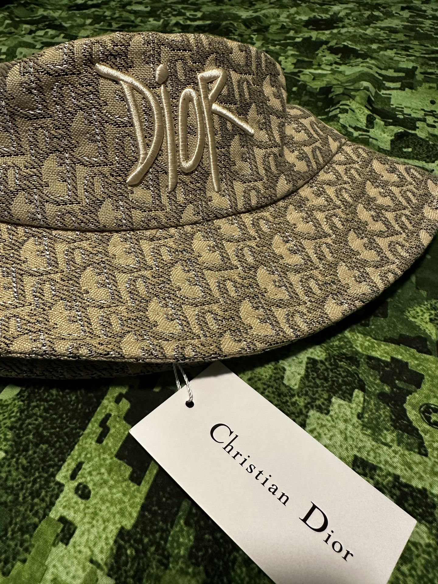Stussy Collaboration Dior X Stussy Bucket Hat Streetwear Dior