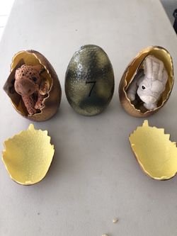 2002 Hallmark Collectible Dinotopia Eggs, $10 Each