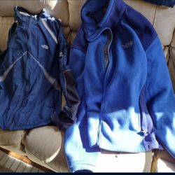 The North Face Fleece Jacket And Free Windbreaker