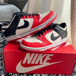 Nike Dunk Low(GS) sail, black, chile red