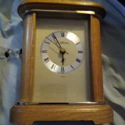 Waltham Real Oak Clock