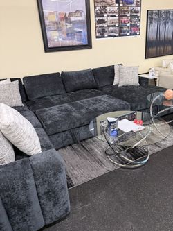 4 Piece Sectional With Pull Out Bed And Storage Chaise On Sale