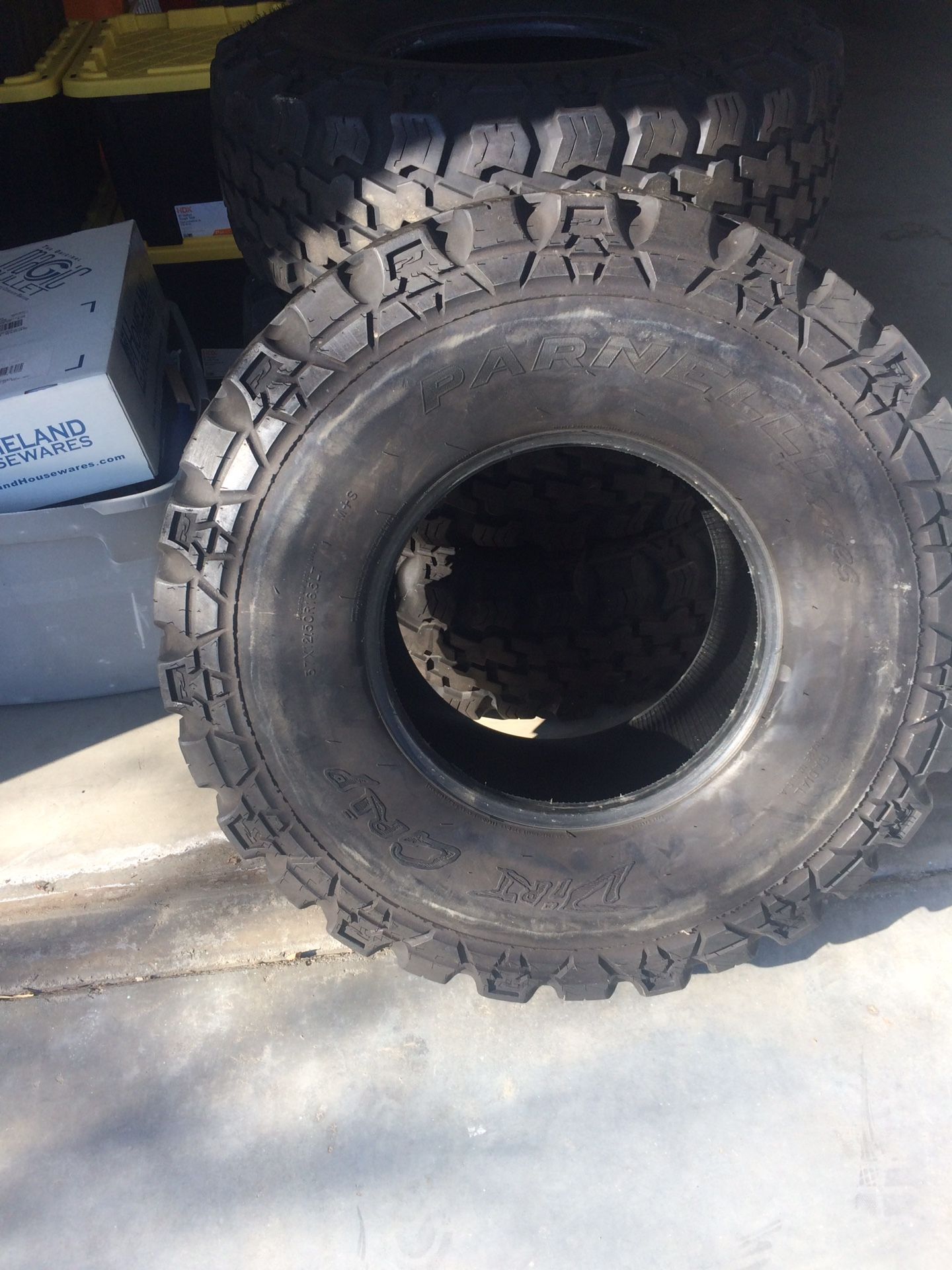 Free 37 inch Parnelli Jones dirt grip tires