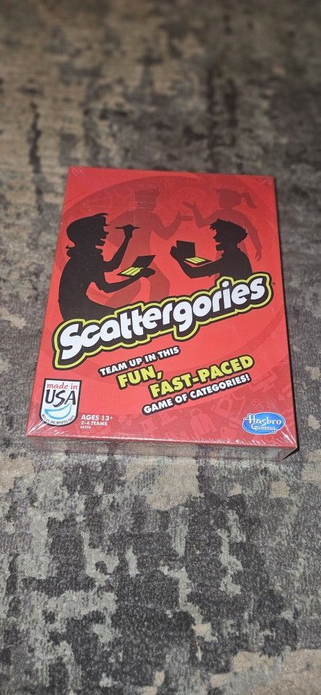 Scattergories Fun, Fast-Paced Game of Categories (2013) Brand New Factory Sealed