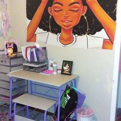 Black Girl Magic Wall Tapestry 