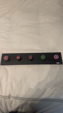 Marvel hat rack