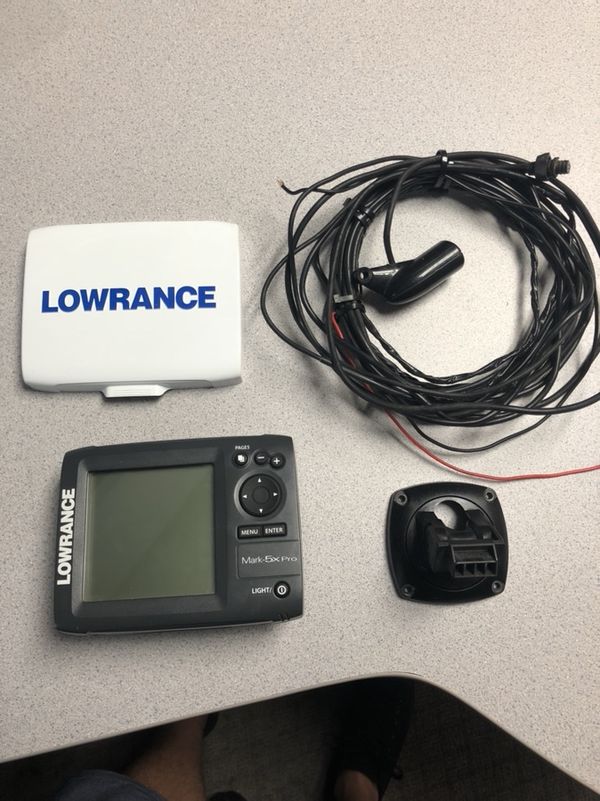 Lowrance Mark 5x pro fish finder for Sale in Greenville, SC OfferUp