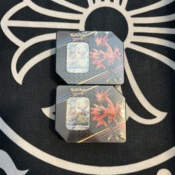 Pokemon Sword And Shield Crown Zenith Galarian Zapdos 5x Booster Pack Tin