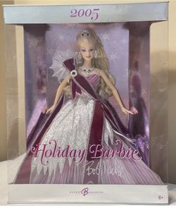 2005 Holiday Barbie Doll by Bob Mackie Mattel NIB