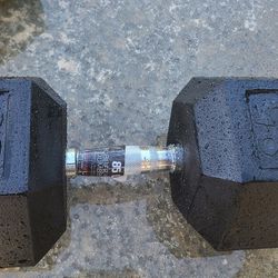 2x 85 Lb Pound Dumbbell Weight Encased
