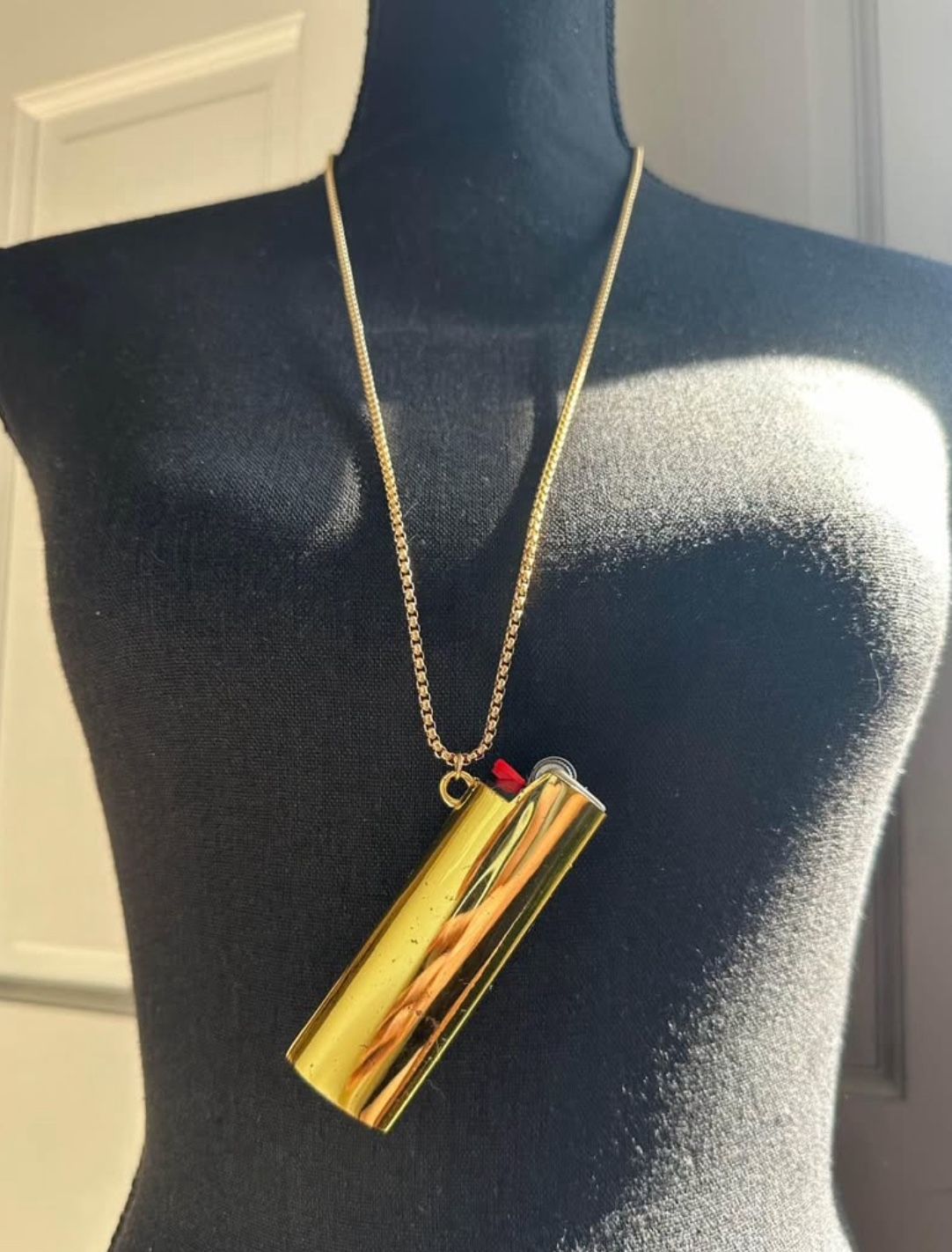 Chic Gold Lighter Necklace
