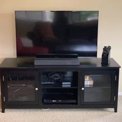 Black Entertainment Center/TV Stand