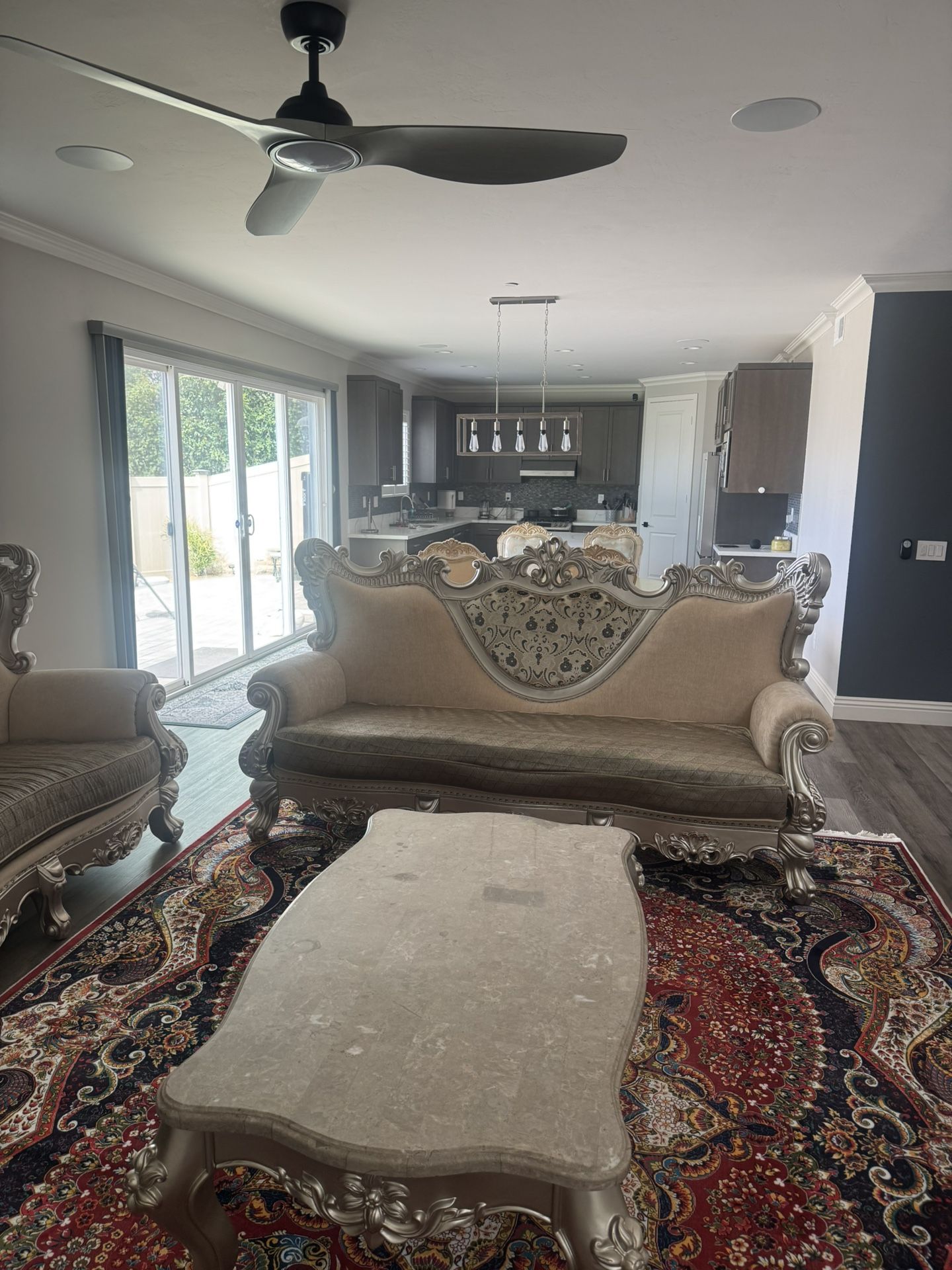 Living Room & Dining Table Set
