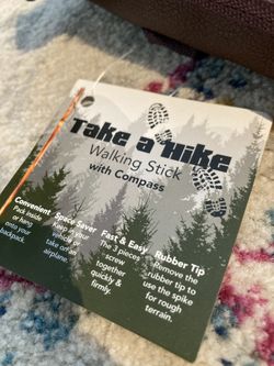 Collapsible Walking Stick With Comp