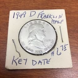 1949 Franklin Half Dollar Denver