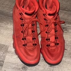 Nike Jordan Mens Air Jordan 9 Retro CT8019 600 Chile Red - Size 12 