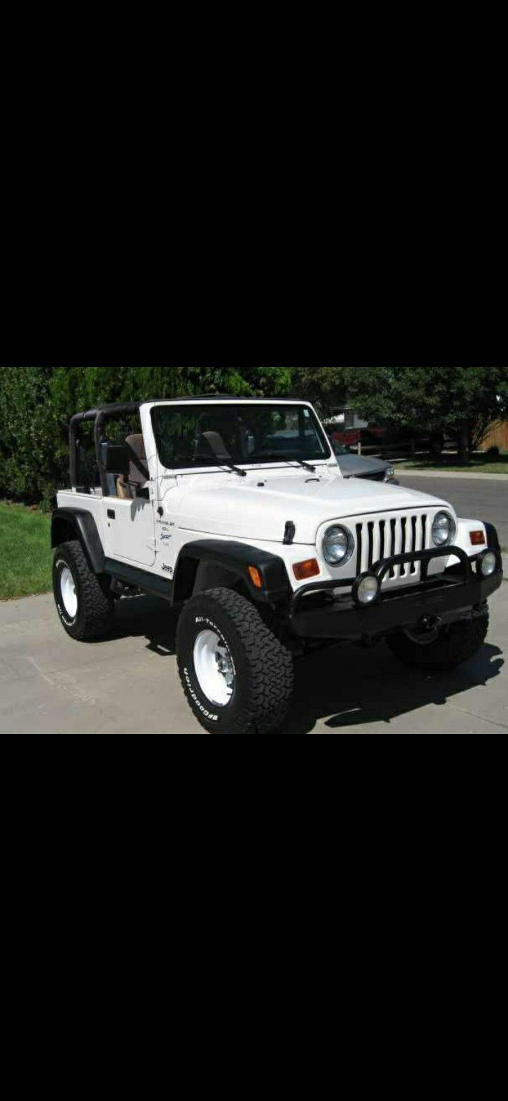 I'm looking for a jeep wrangler from 95 to 2000 if you have any for sale let me know