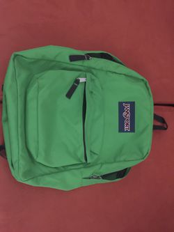 Green Jansport Backpack