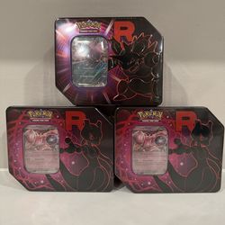 Team Rocket Tins - Mewtwo & Nidoking - Pokemon TCG