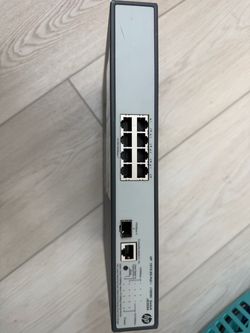 managed 180w poe GbE switch HP 1910-8G-PoE+ Network Switch J9350A