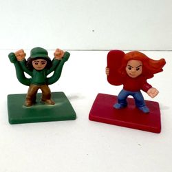 2pc Max & Dustin Stranger Things McDonald’s Happy Meal Premiums Figures Only EXC