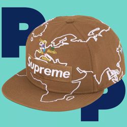 Supreme Worldwide Box Logo New Era Hat (7 3/4)