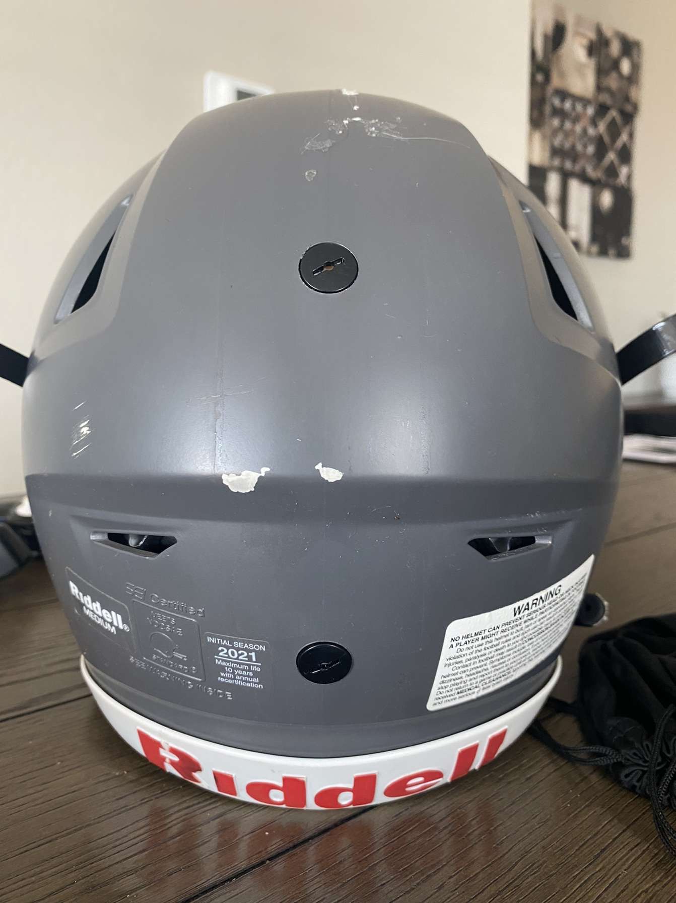 Medium Riddell Speed Flex, Two Helmet Pumps And Two Clear Shoc Visors