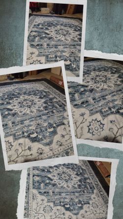 Teal medallion Rug for sale! 62w