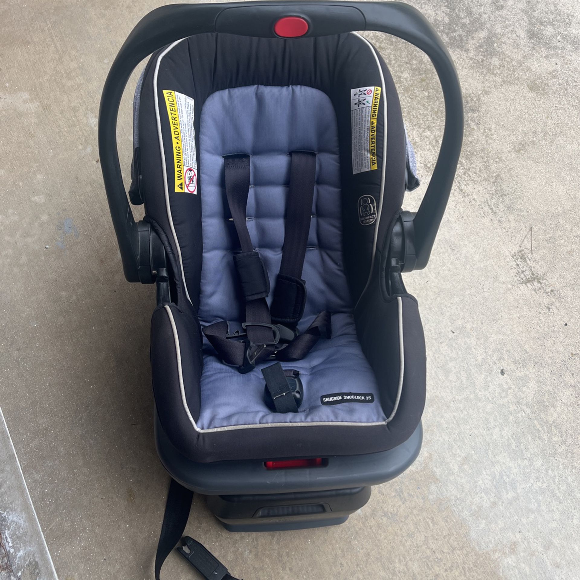 Infant Car Seat Snugride Snuglock 35 With The Base 