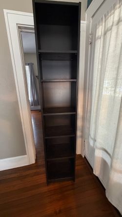 Tall Narrow 6 Shelf  Unit