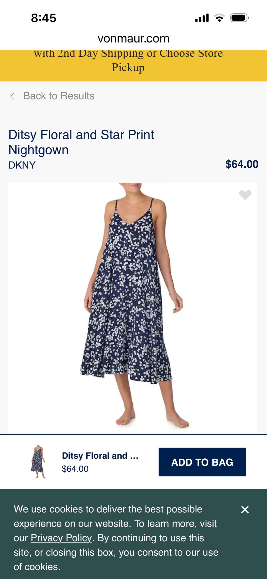 Brand New DKNY Nightgown