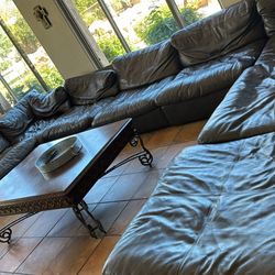 Leather Couch 