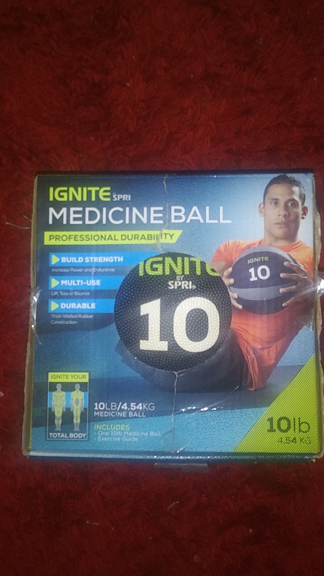 Medicine ball. Never been. used still smells new.