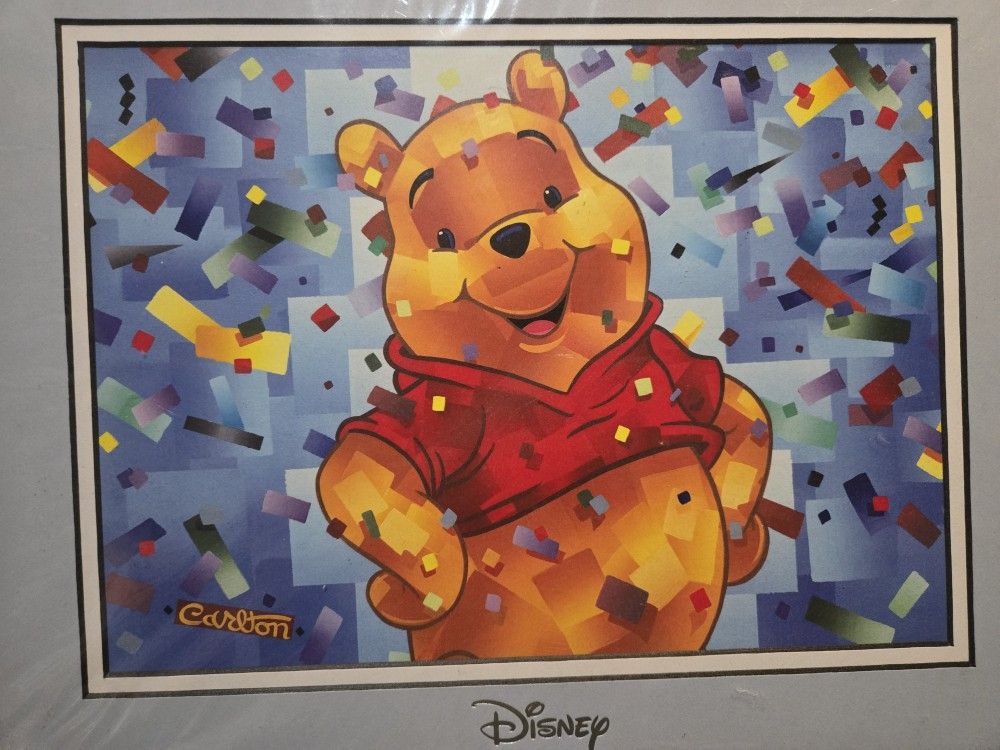 Disney Winnie the Pooh Lithograph (Special Edition, 1990s)