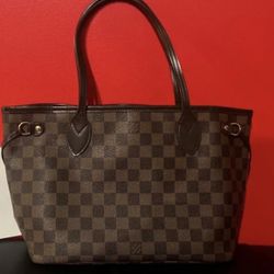Louis Vuitton Neverfull Damier MM Canvas Tote Bag