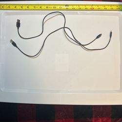 2 micro usb cables