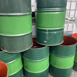 Burn barrels 55 gallon steel drums