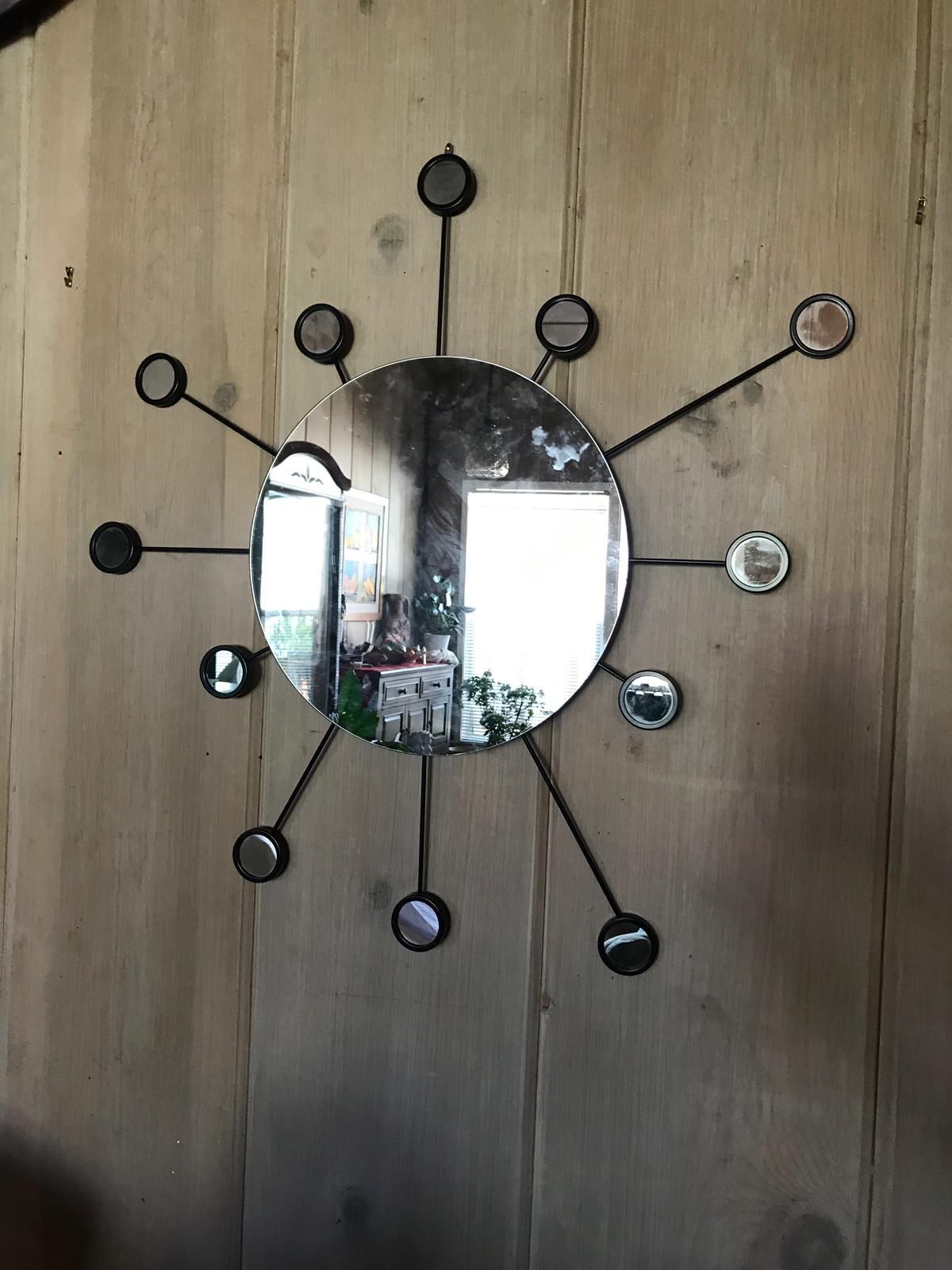 IKEA FIGGJO starburst sun wall mirror