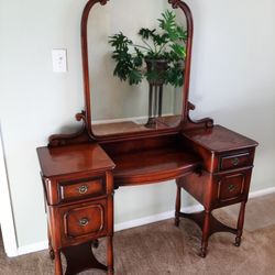 Antique Walnut Vanity