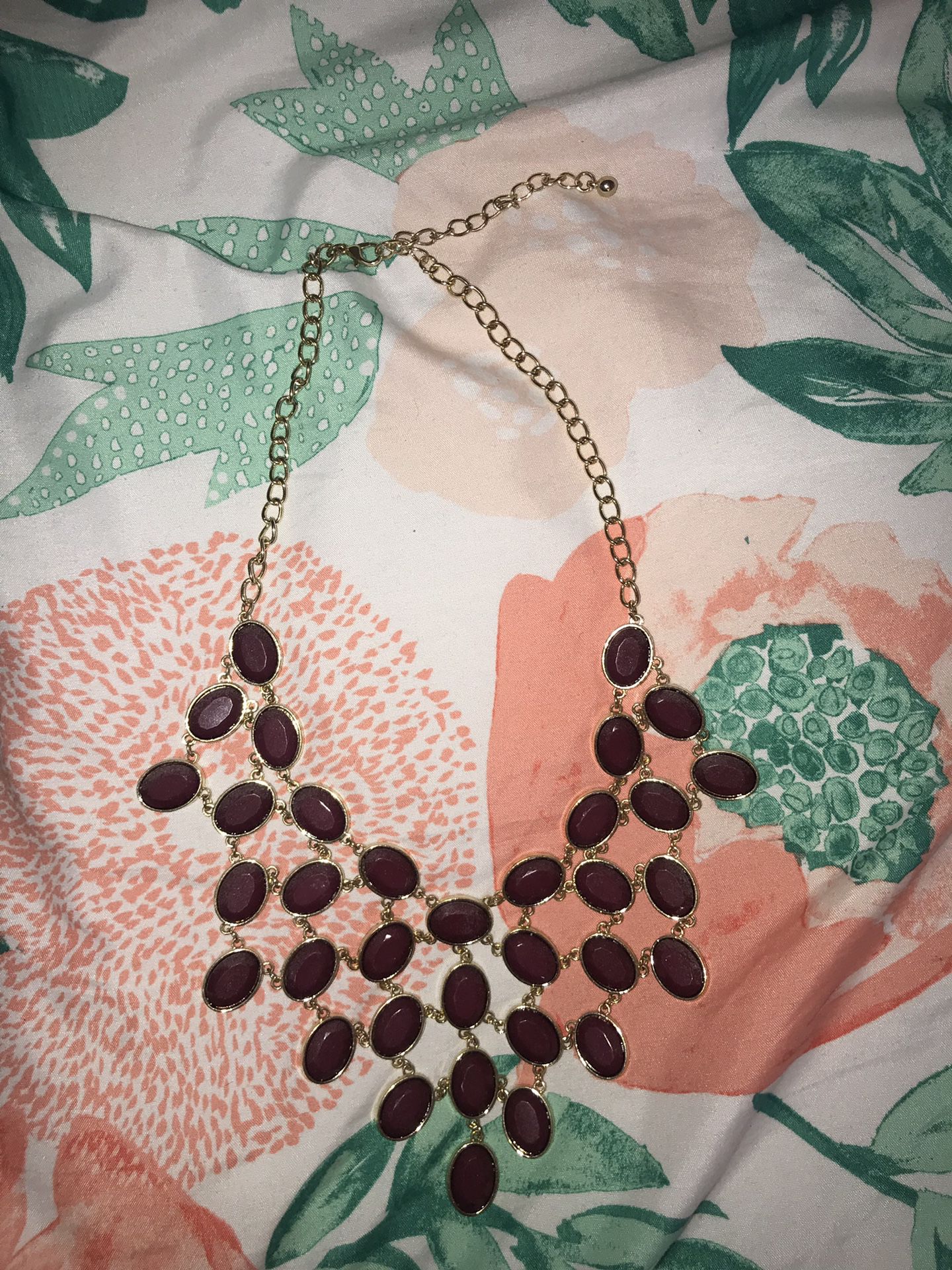 Maroon Necklace