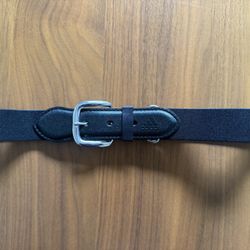 Like New Black Youth Baseball or Softball Belt 