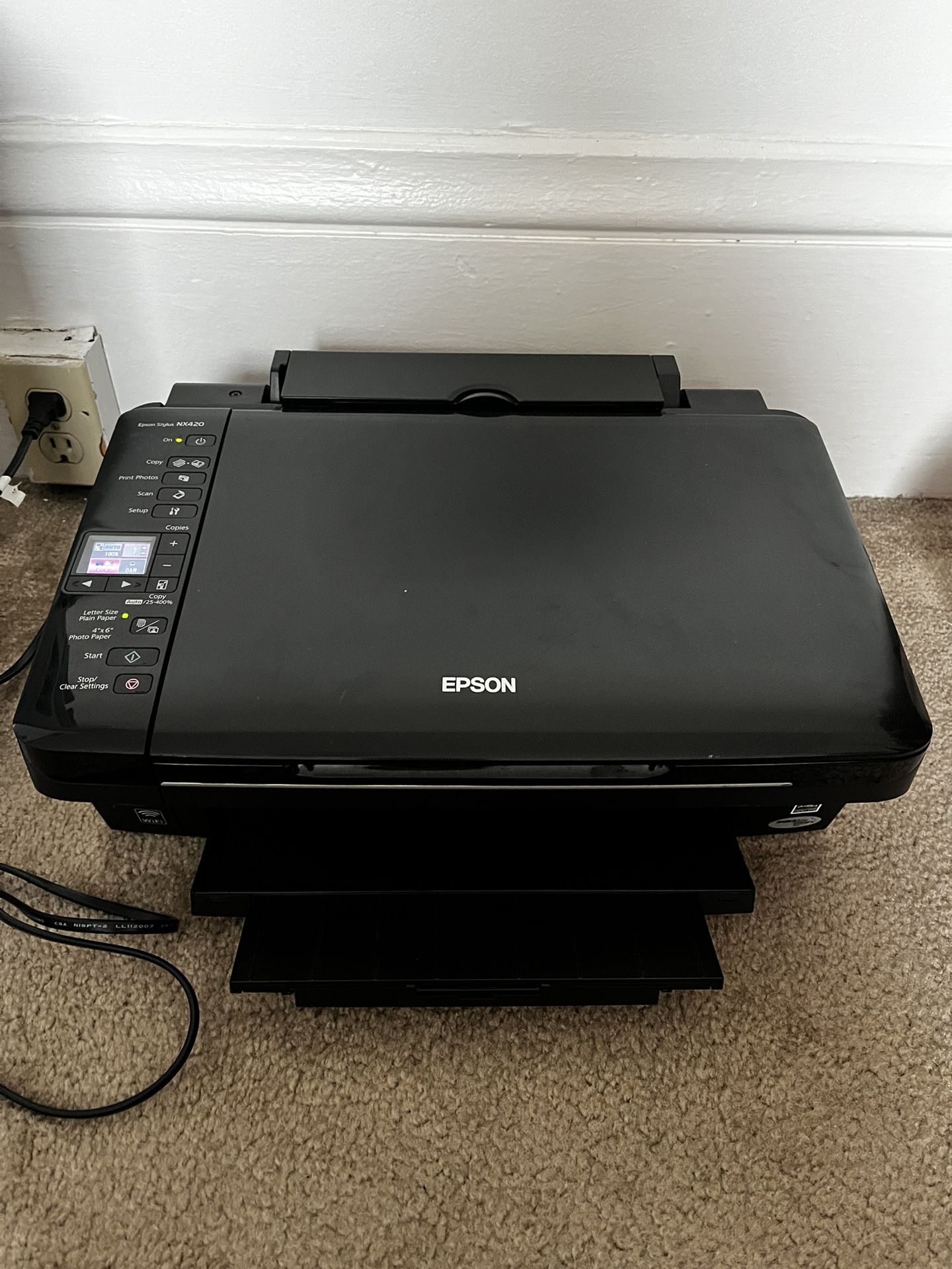 Epson Stylus Nx420 WiFi Color Inkjet All In One Printer